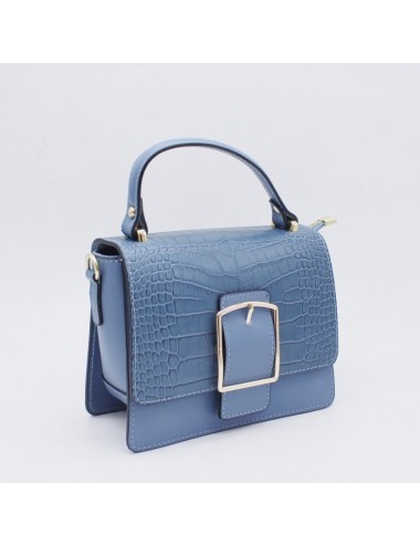 Bolso Piel Azul